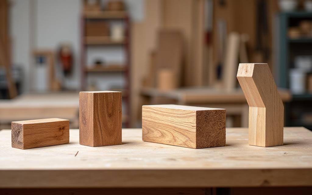 Der Fertigungsprozess eines Möbelstücks bei Kubus Holz, vom rohen Holz bis zum vollendeten Produkt.